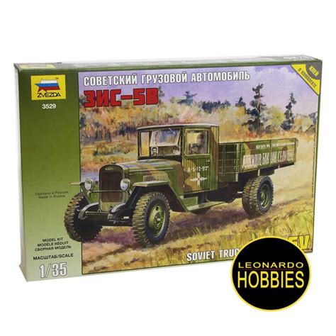 ZIS-5V Soviet Truck Escala 1/35 Zvezda 3529 – Leonardo Hobbies