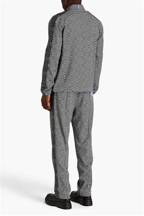 Mcq Alexander Mcqueen Jacquard Knit Track Pants The Outnet