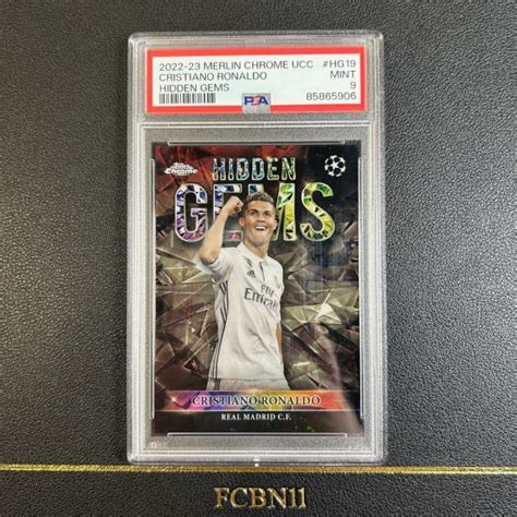 【fcb拍卖】2022 23 Topps Chrome Cristiano Ronaldo C罗 罗纳尔多 宝石特卡 超大比例 Sp Psa9