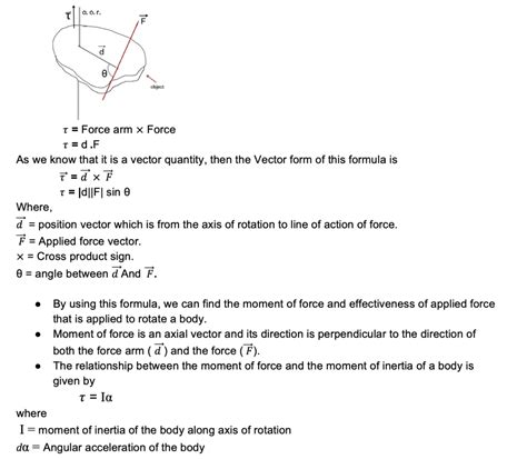 Moment of force: Definition and discussion - ScienceQuery