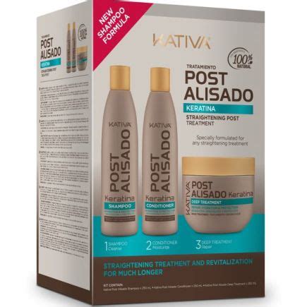 Kativa Keratin Alisado Brazilian Straightening Aftercare Kit Kativ