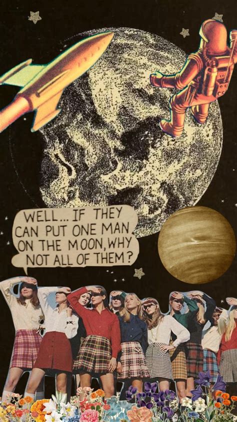 Retro Space Collage