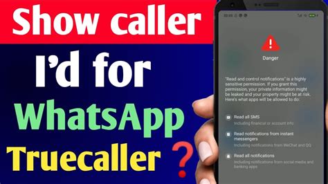 Show Caller Id For Whatsapp Truecaller Truecaller New Update Show