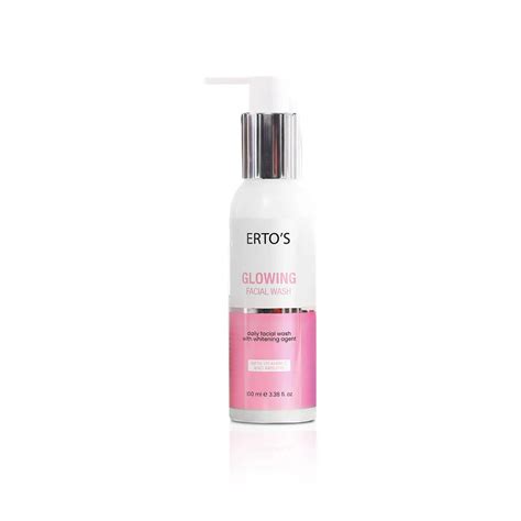 Erto S Glowing Facial Wash 100 Ml Raena Beauty Platform Reseller