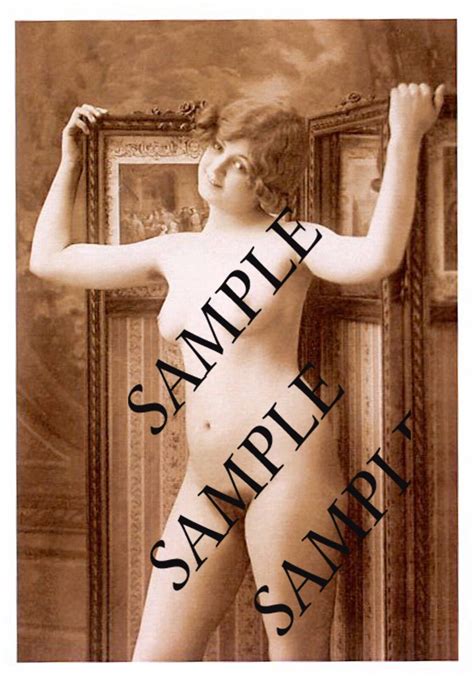 Edwardian Reproduction Nude Postcards Erotic Risque Vintage EBay