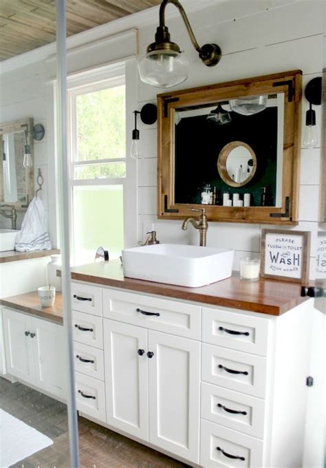 Vintage Farmhouse Bathroom Remodel Ideas On A Budget 20 Bathrooms