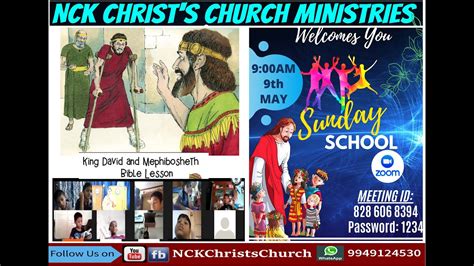 Bible Story Of David And Mephibosheth Ii9 5 21ii Sunday School Youtube