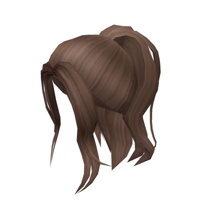 Brunette Messy Ponytail Roblox Item Rolimon S