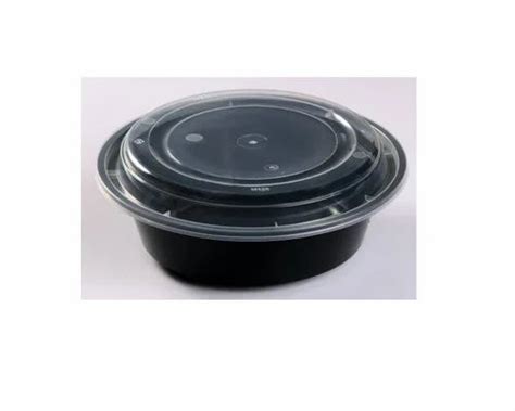 Capacity Litre Ro Round Plastic Food Container With Lid At Rs