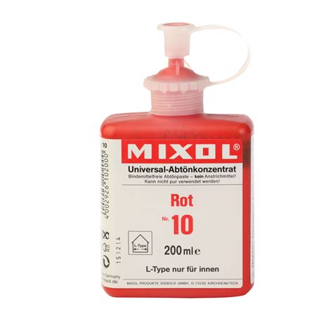 Mixol Color Chart: A Visual Reference of Charts | Chart Master