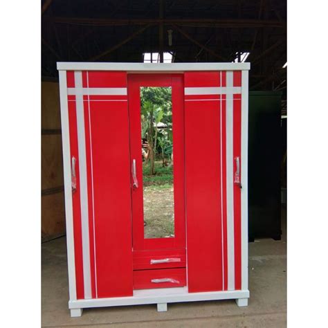 Jual Lemari Pakaian 3 Pintu Lemari Sliding Multiplek Kaca Karakter