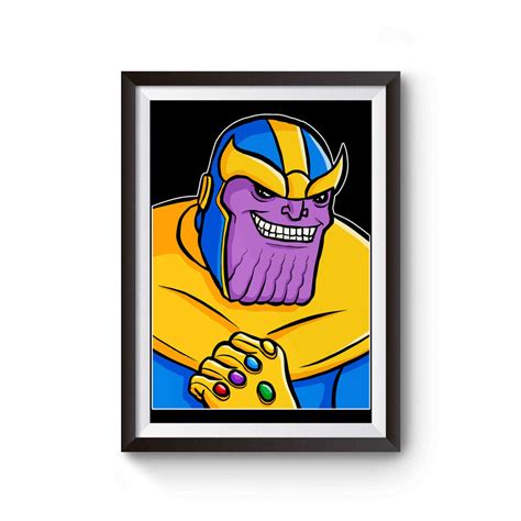 Thanos King Marvel Avengers Infinity War Thanos Infinity Poster