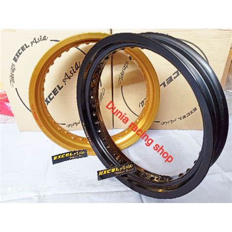 Jual Velg Takasago Excel Asia 250 300 350 17 Hole 36 Ada Gold Hitam