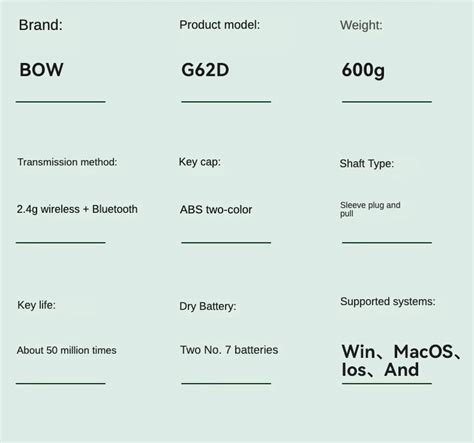 Bow Hot Swap Wireless Mechanical Keyboard Dual Mode Bluetooth External Laptop Red Switch Brown