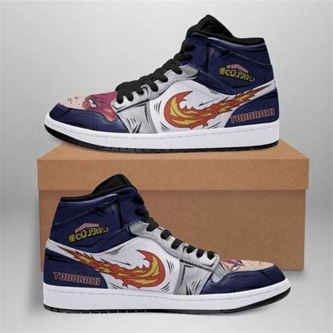 Shoto Todoroki My Hero Academia Air Jordan Aj Shoes Sport Sneakers