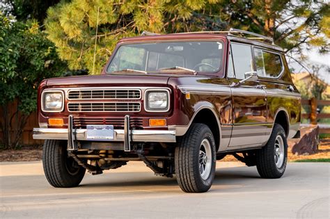 1980 International Harvester Scout II Travel Top Cruiser 4x4 For Sale