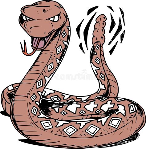 Texas Rattlesnake Stock Vector Illustration Of Southwest 5560469