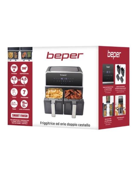 Beper Liter Double Basket Air Fryer P Fri Afandee Lebanon