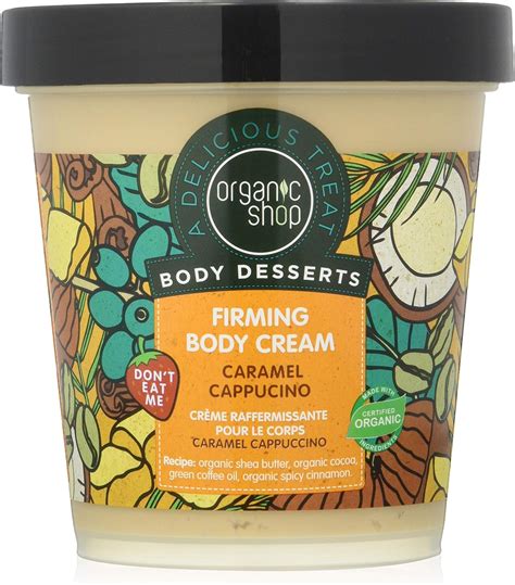 Organic Shop Body Desserts Caramel Cappuccino Firming Body Cream 450