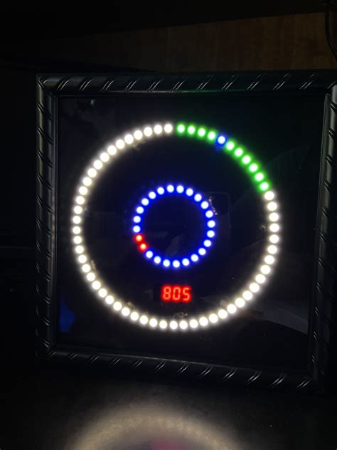 Gallery Internet Connected Neopixel Clock Hackaday Io