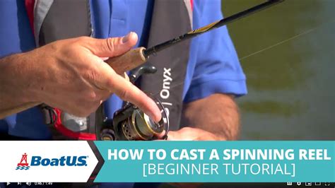 Fishing Basics How To Cast A Spinning Reel Boatus Youtube