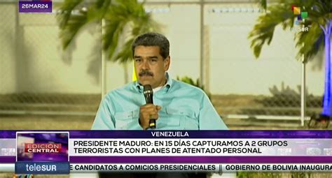 Edición Central 26 03 Presidente Nicolás Maduro reiteró las denuncias