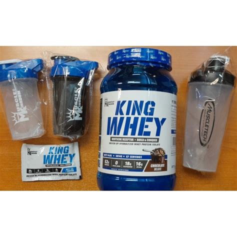 FREE GIFT Muscle Kingdom King Whey 4lb 1 8kg 57sv New Packing