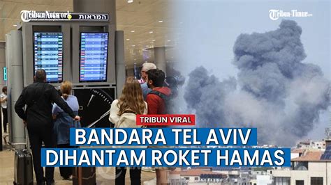 Roket Hamas Hantam Bandara Tel Aviv Saat Warga Israel Beramai Ramai