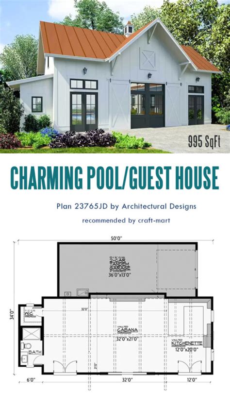 10 Pool House Plans: Modern Designs and Ideas - Craft-Mart