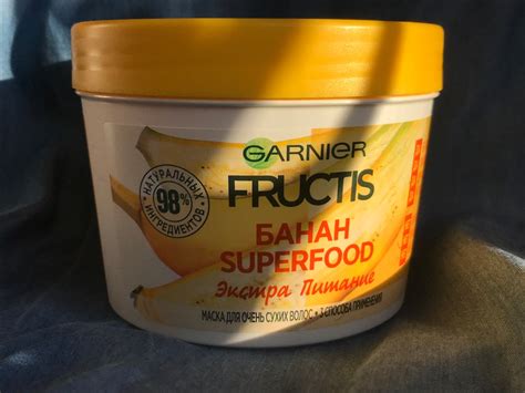 Маска для волос Fructis банан Superfood экстра питание от Garnier ...