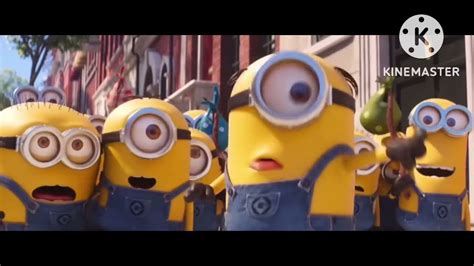 Despicable Me 3 Minions Chase Pizza Motorbike Idol And Later Get Arrested Scene Reversed Youtube