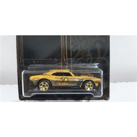Hot Wheels 67 Camaro 50 Anos Anniversary Gold Chase Cars Shopee Brasil