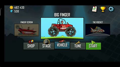 Hill Climb Racing Ragnarok With Race Car The Rocket Big Finger