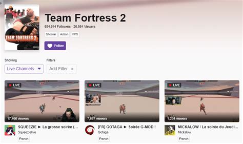 According to Steam Charts, More People are Watching TF2 Streams than ...