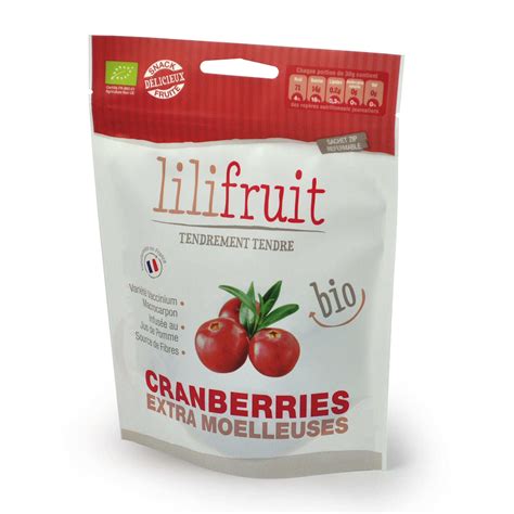 Cranberries Séchées Bio Lilifruit