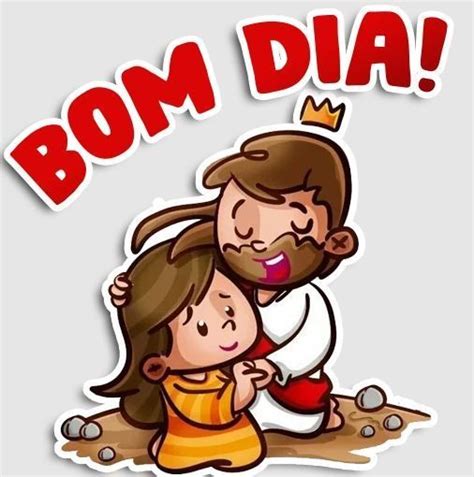 Figurinha Bom Dia Com Jesus
