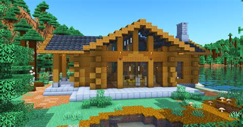 Modern Log Cabin @ Charliecustard Builds | Download