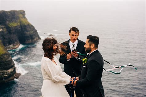 Epic Intimate Wedding at Cliffs of Moher - Magic - Wedding Photographer