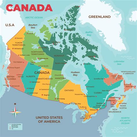 Mapa De Canada Con Ciudades Images