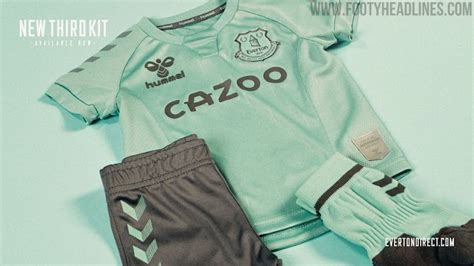 Hummel Everton 20-21 Third Kit + Stunning Black / Gold Goalkeeper Kit ...