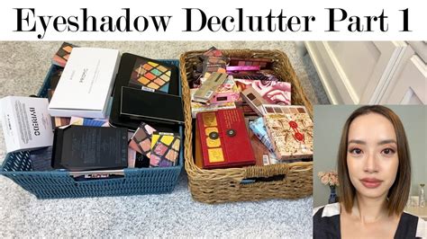 My Eyeshadow Palettes Declutter Part 1 Youtube