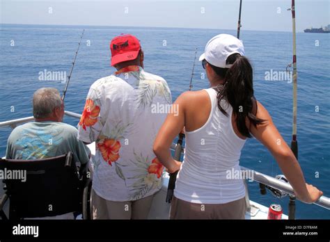 Miami Beach Florida Atlantic Ocean Water Water Charter Fishing Boat