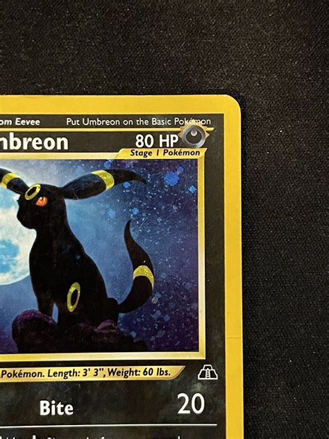 Pokémon TCG Umbreon Neo Discovery 13 Holo Unlimited Holo Rare eBay