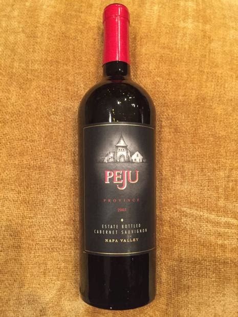 Peju Province Winery Cabernet Sauvignon Usa California Napa