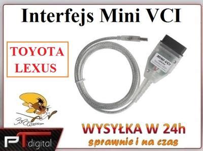 Interfejs Mini VCI TOYOTA LEXUS OBDII USB Obd2 5865684356