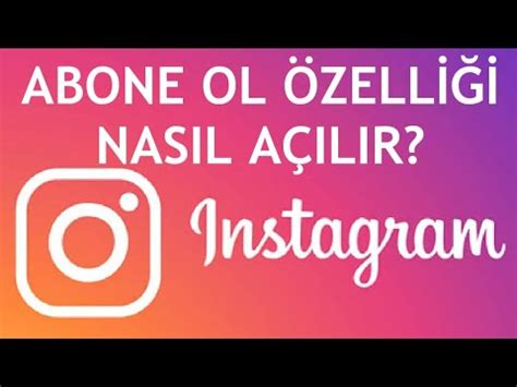 İnstagram Abone Ol Özelliği Nasıl Açılır YouTube