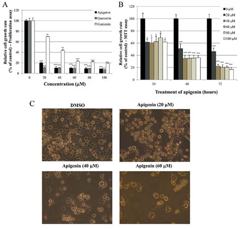 Figure From Induction Of Caspase Dependent Apoptosis By Apigenin By