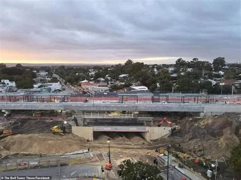 Bayswater Bridge In Perth Demolished After Dozens Of Trucks Crashed Into It Daily Mail Online