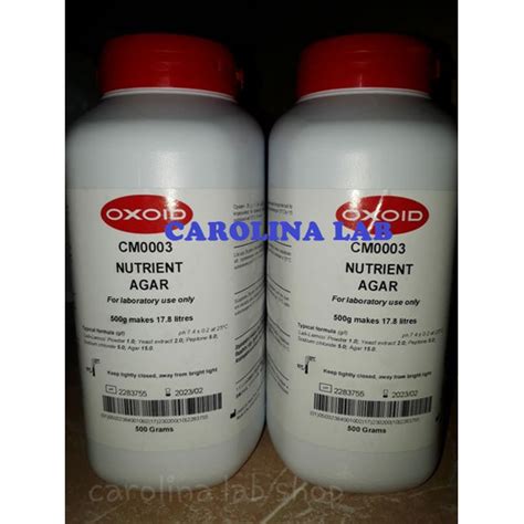 Jual Media Microbiology Nutrient Agar NA OXOID CM0003 500 Gram