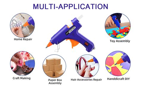 Amazon Hot Glue Gun Kit Mini Hot Glue Guns Kit With 20 Sticks